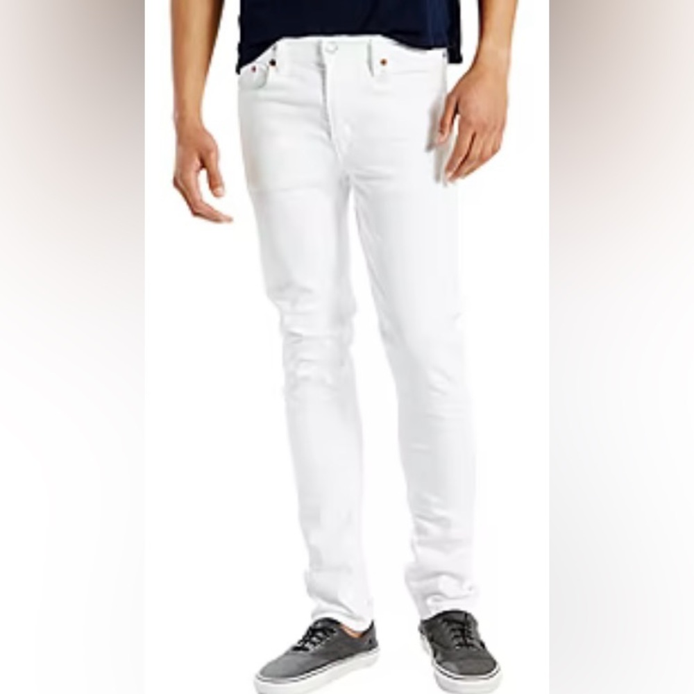 Levi’s 511 Boy’s Sz 14 Regular Fit White Performance Jeans
